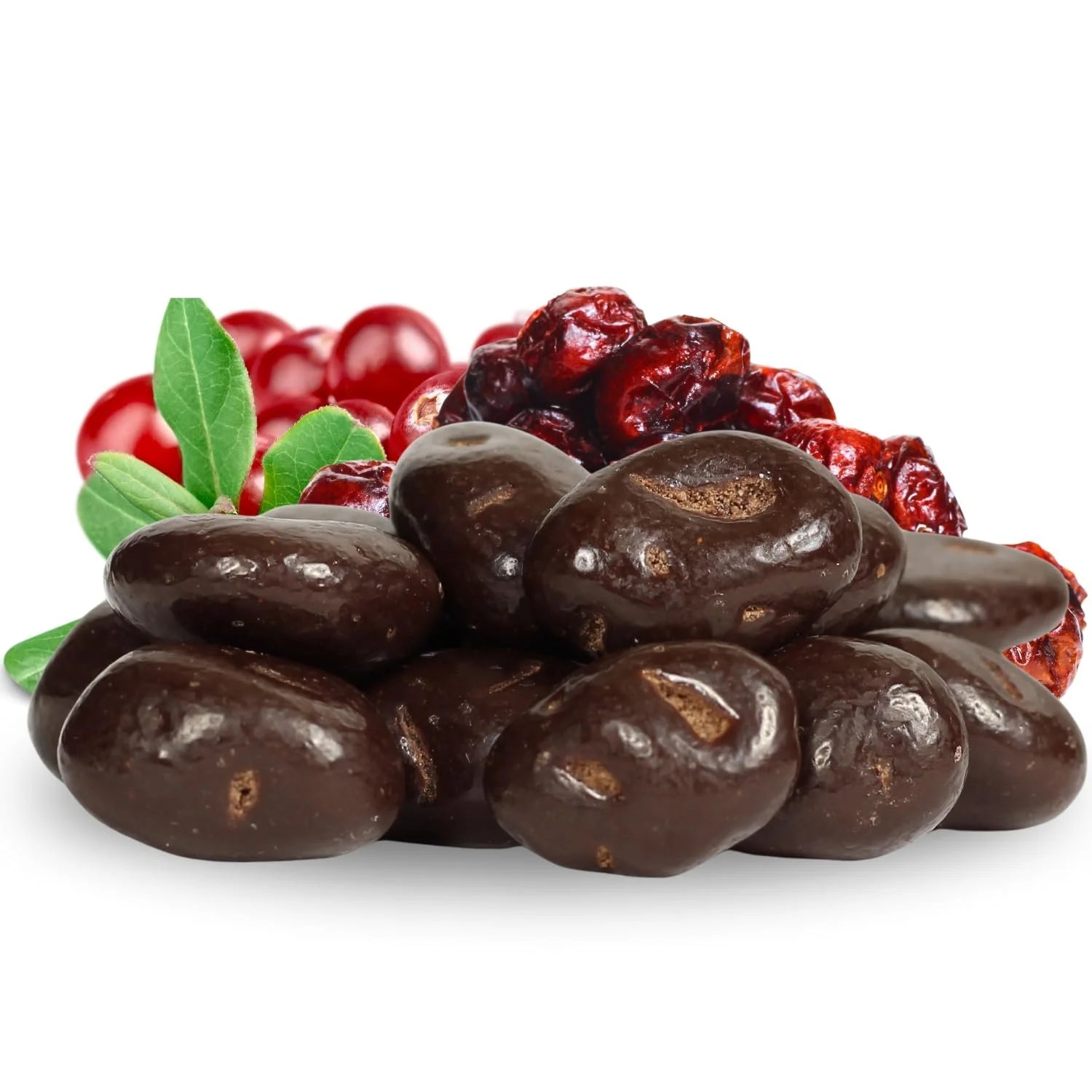 Dark Chocolate Covered Cranberries 3 LBS V888
