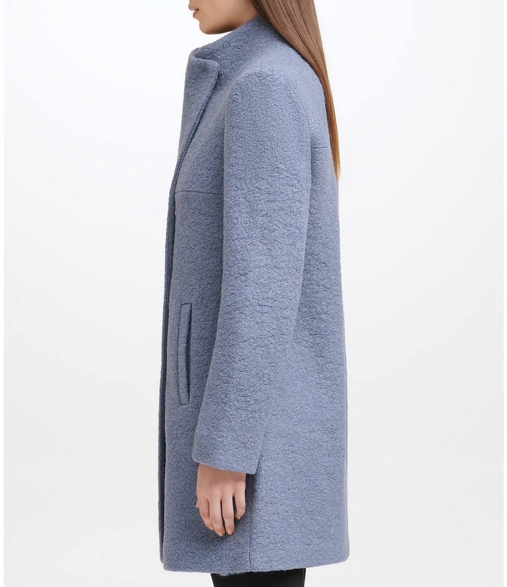 Asymmetrical Boucle Walker Coat Y988614