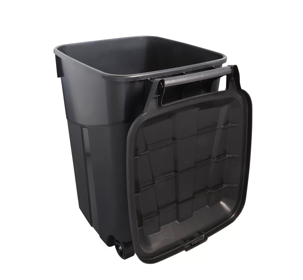45 Gallon Wheeled Heavy Duty Plastic Garbage Can P21613