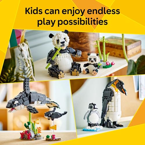 LEGO Creator 3 in 1 Wild Animals Panda Family Building Toy, Ages 8+ X866699