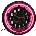 Pink Arabic Neon Wall Clock F619156