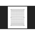 Black Steel Garden Fence Panel R70946