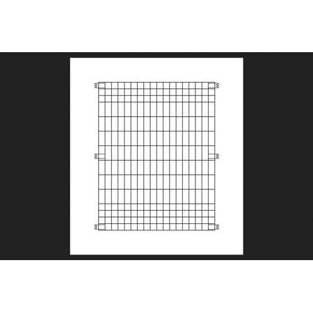 Black Steel Garden Fence Panel R70946