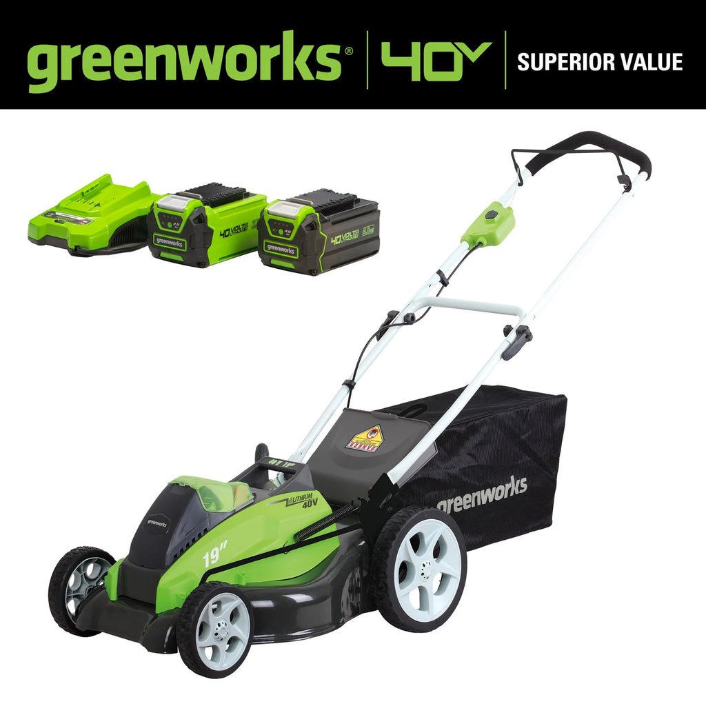 40V Brushless Walk-Behind Lawn Mower with 4.0 Ah Battery & Charger H88441