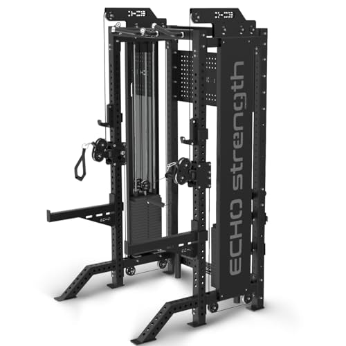Commercial Functional Trainer Cable Machine with Dual Weight Stacks D978652
