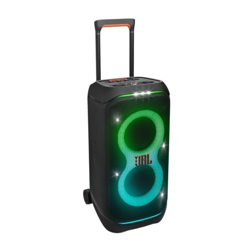 Portable Party Speaker with Telescopic Handle & Wheels (Black) G2699