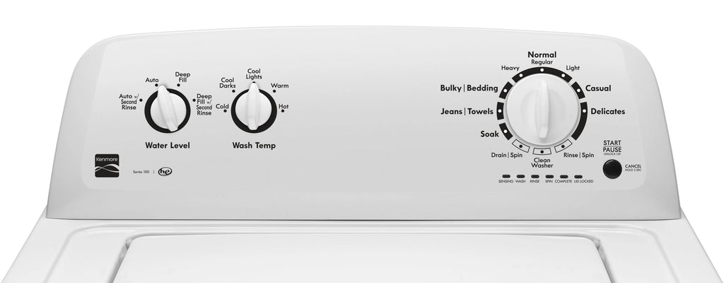 White Top-Load Washer with Dual Action Agitator, 3.5 Cu. ft. Capacity P265