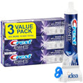3 Large Tubes 5.2 oz Anticavity Fluoride Whitening Toothpaste H48566
