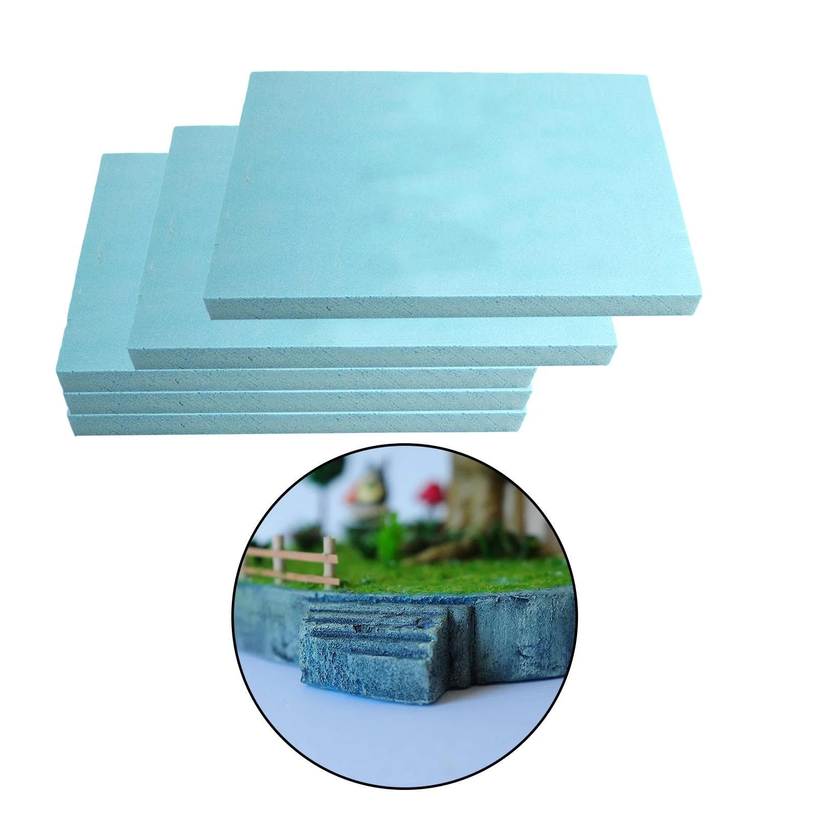 10PCS Foam Slab Board Sheets for DIY Crafting Carving D3524
