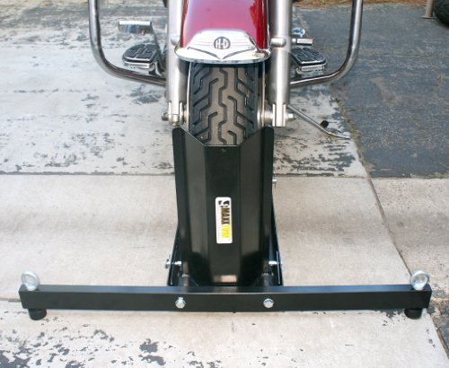 Adjustable Motorcycle Wheel Chock Stand Heavy Duty 1800lb J984