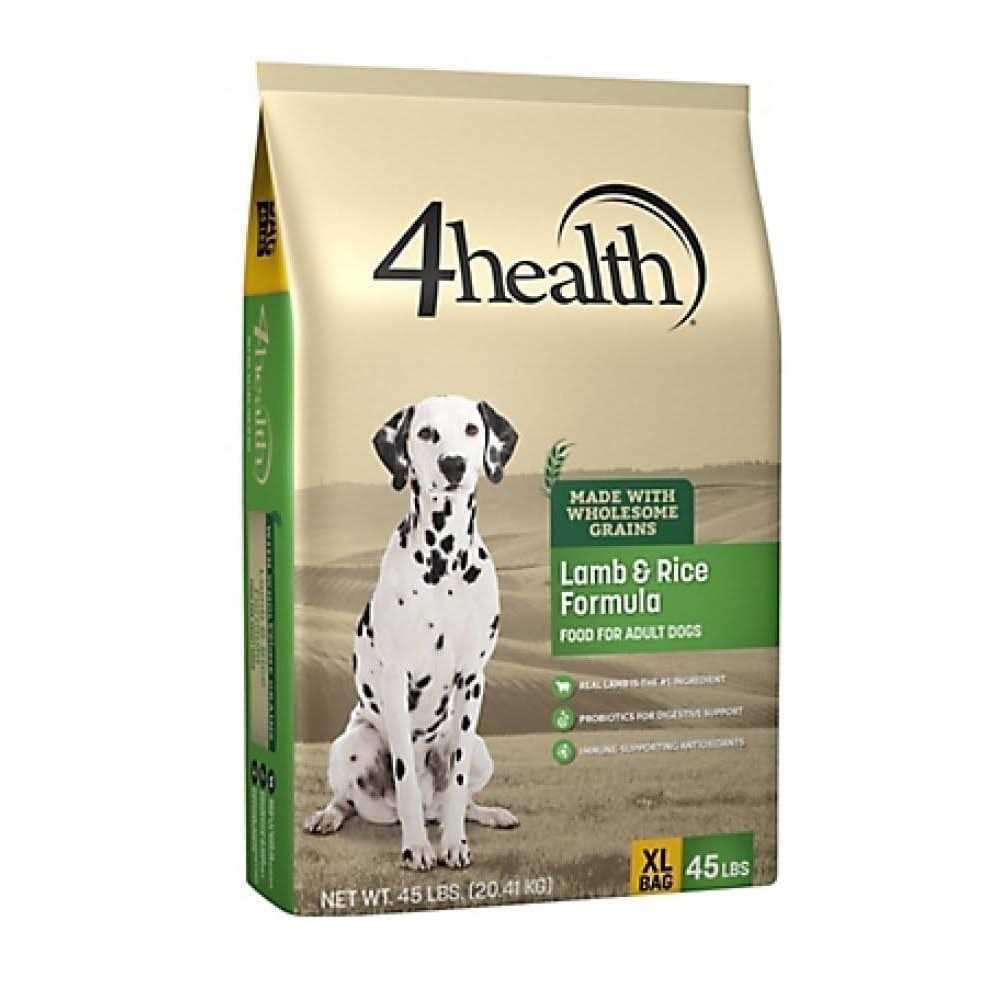 4health Wholesome Grains Adult Lamb and Rice Formula Dry Dog Food X47578