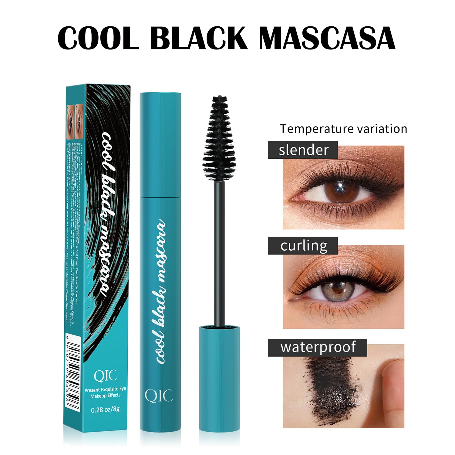 Black Waterproof Mascara A693