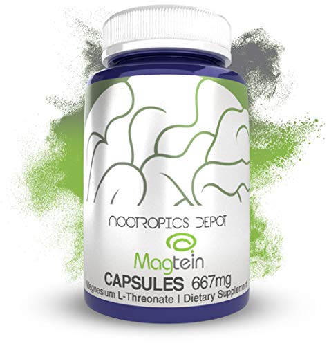 Magtein Magnesium L-Threonate Capsules 90 Count Mineral Supplement M94058