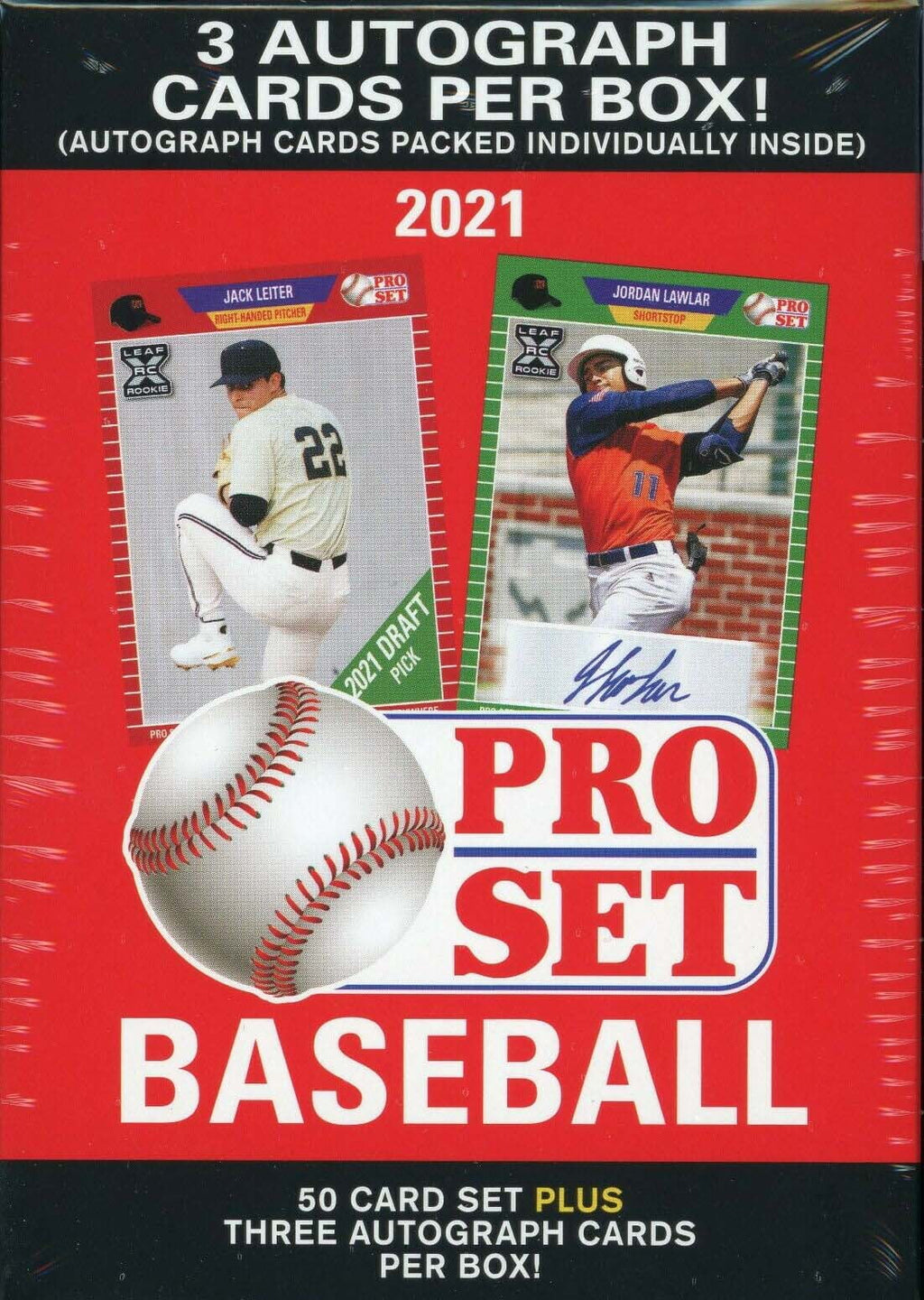 Factory Sealed Blaster Box with 50 Card Set and 3 Autograph Cards A14395