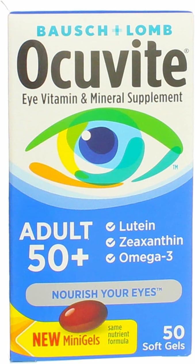 50 ea Pack of 4 Eye Vitamin & Mineral Softgels M8029