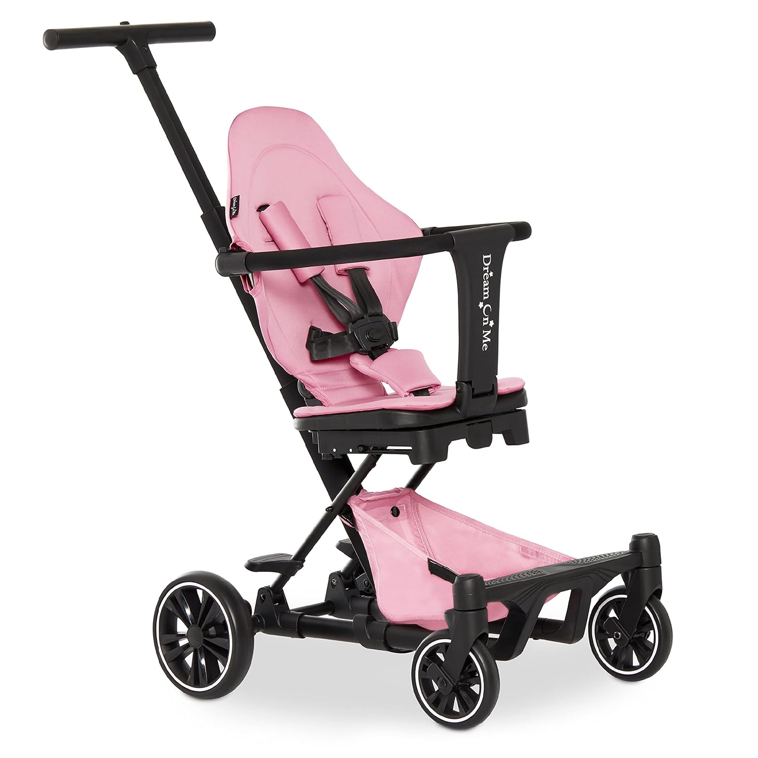 Pink Lightweight Baby Stroller with Compact Fold O71737