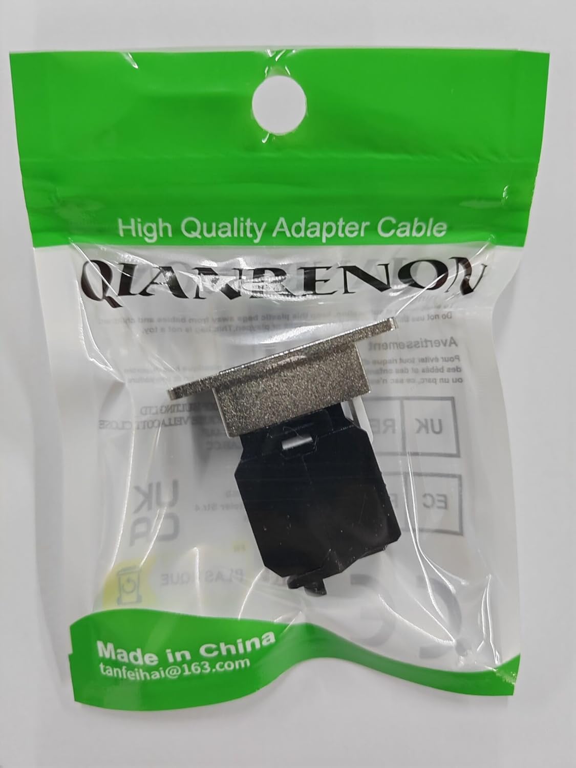 CAT6 RJ45 Female Panel Mount Ethernet Connector T3657