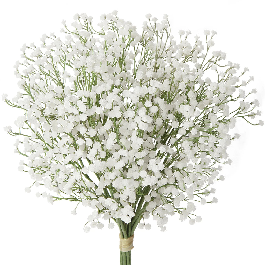 10 Pcs Artificial White Baby's Breath 23.6" A766966