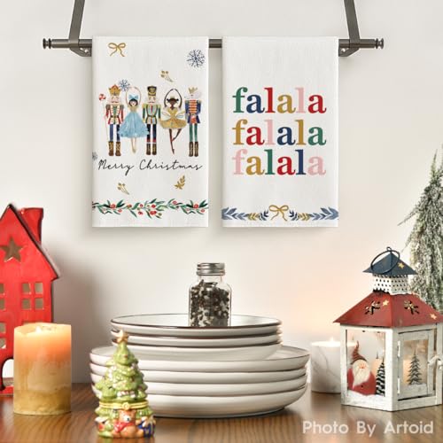 18x26 Inch Set of 4 Christmas Kitchen Towels X1395