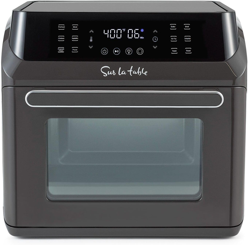 16 Qt Air Fryer Oven with 12 in 1 Functions, 7 accessories, Black E18902