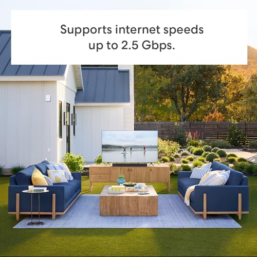 Weatherproof dual-band mesh wifi router, 1-pack, 15,000 sq. ft. coverage, IP66 I117772