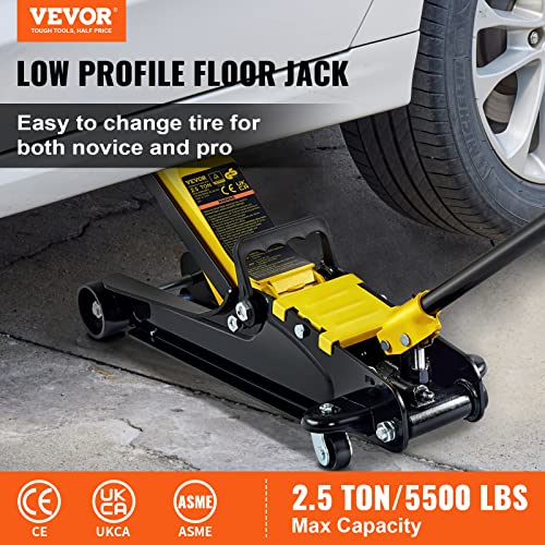 2.5 Ton Low Profile Steel Racing Floor Jack M3964