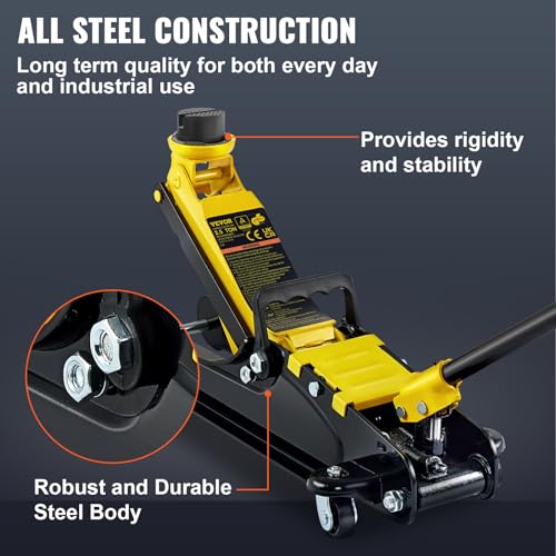 2.5 Ton Low Profile Steel Racing Floor Jack M3964