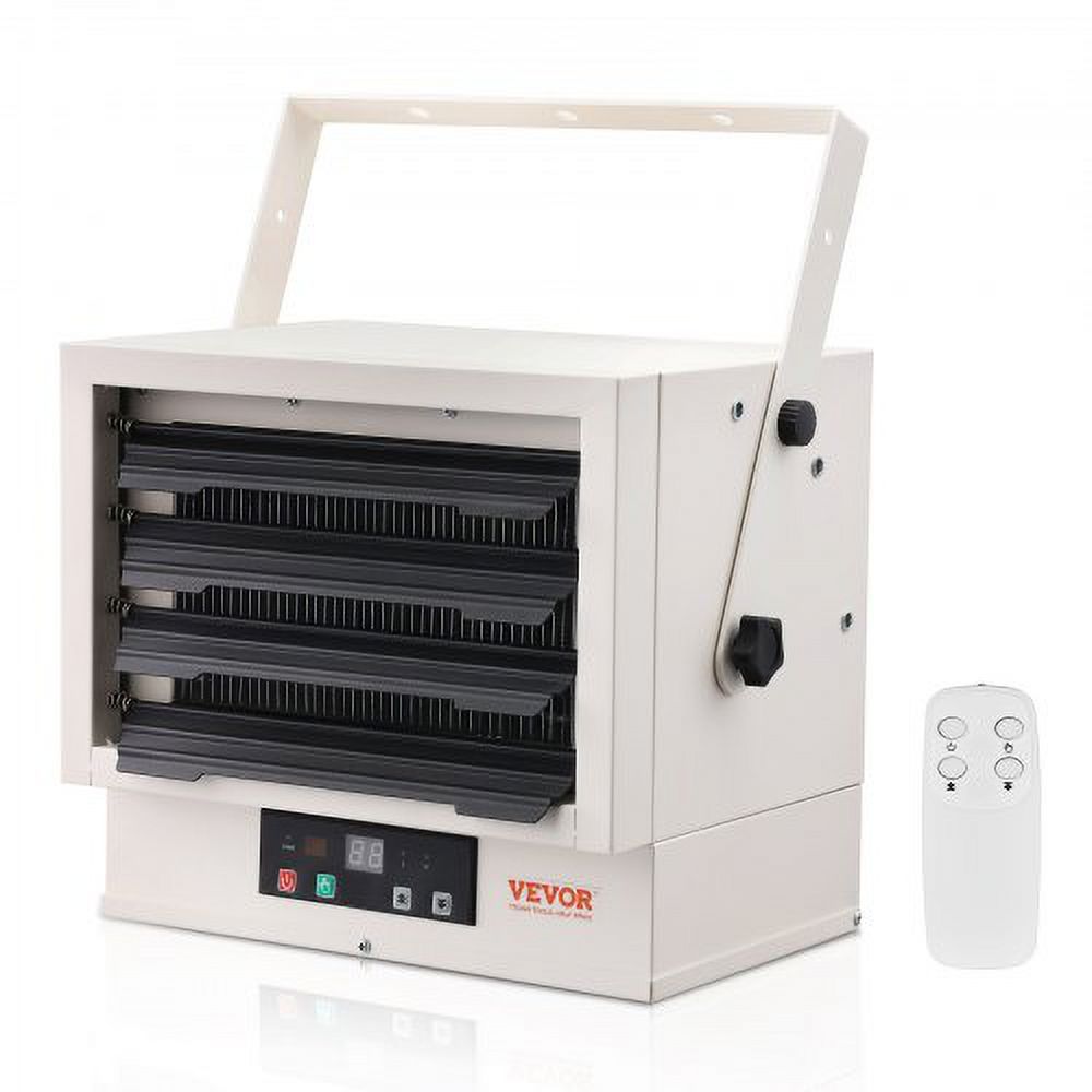 7500W Digital Fan-Forced Electric Garage Heater with Remote Control T762362