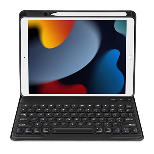 Teal Detachable BT Keyboard Case for iPad 10.2 Y367581