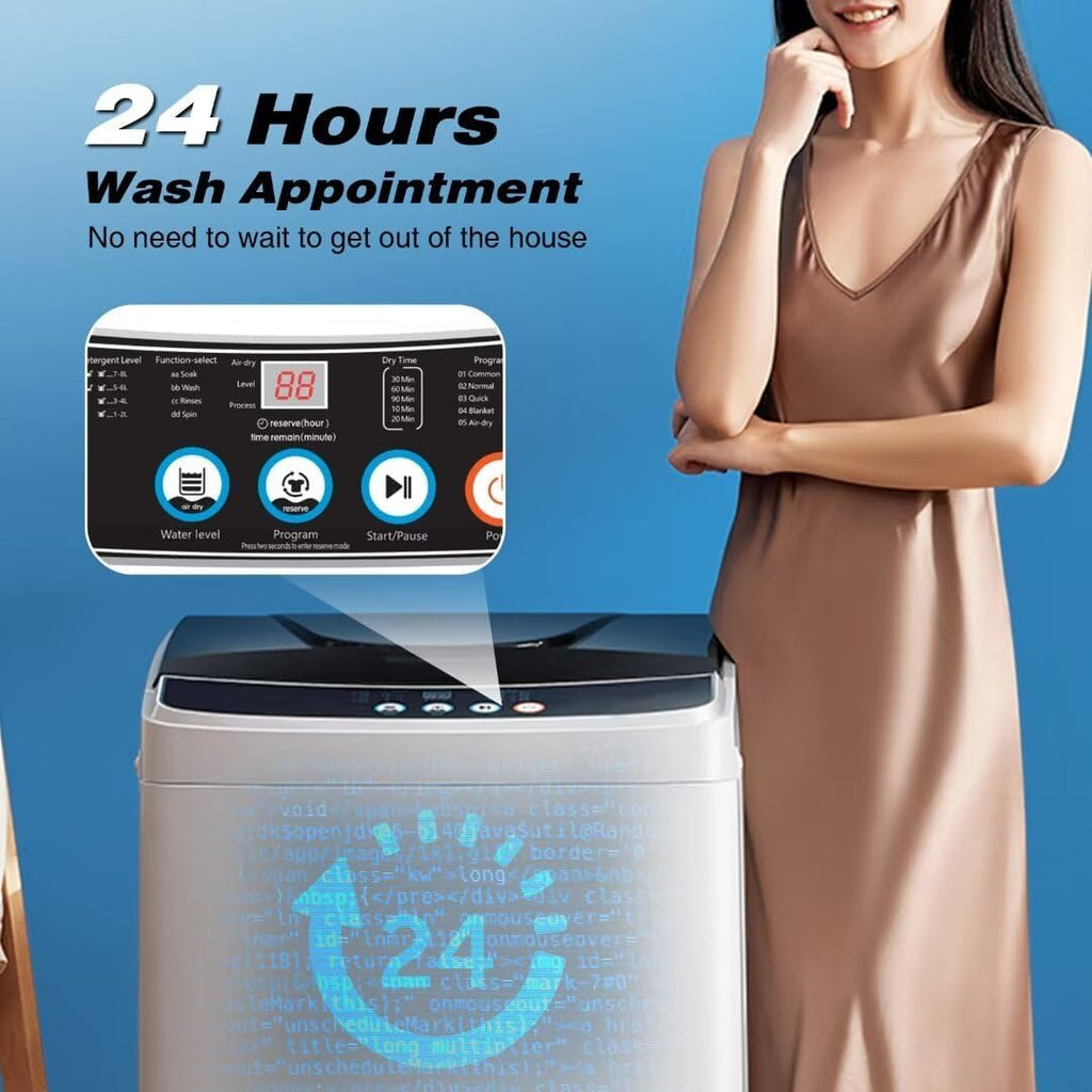 17.8LBS Washer and Dryer Combo with LED Display I1452