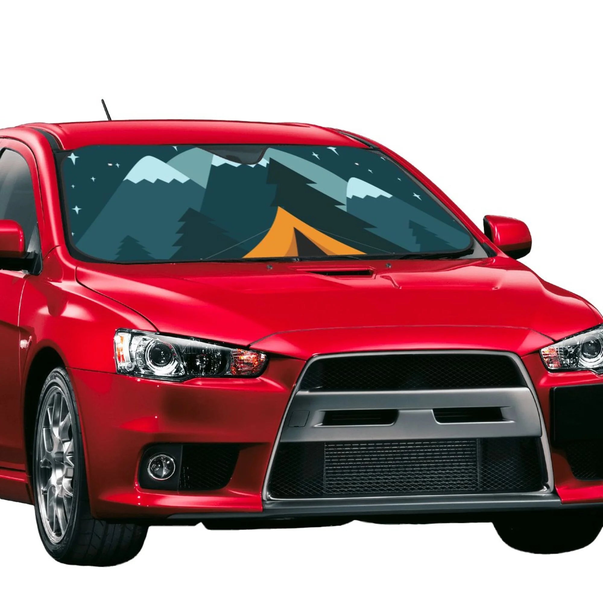 Medium Size Car Sun Shade Windshield W380