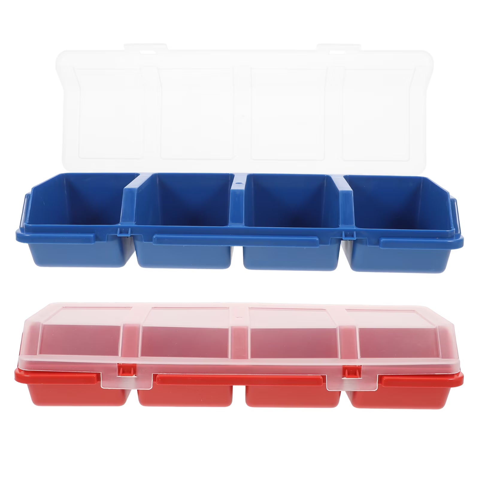2 Pcs Screw and Nail Organizers Storage Parts Box Q19845