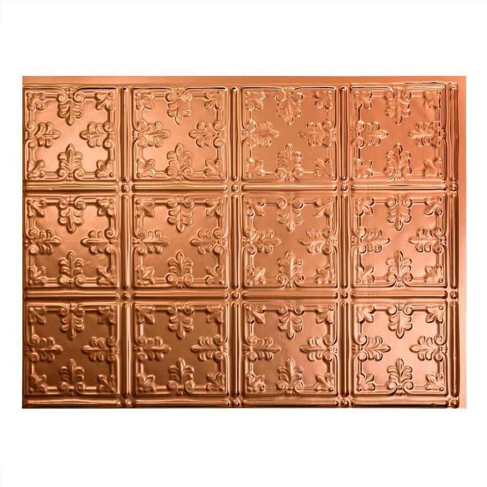 18in x 24in Polished Copper Backsplash Panel (5 Pack) I453