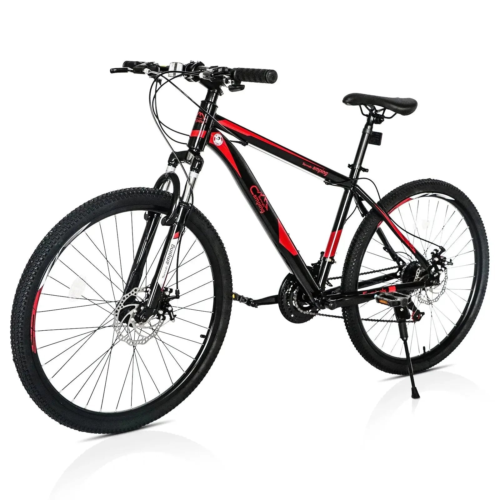 26 Inch 21 Speed Red Black Mountain Bike U96940