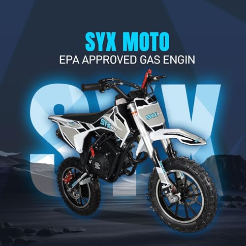 Mini Dirt Bike 58cc 4-Stroke Gas Pocket Motorbike with Disc Brakes H8184
