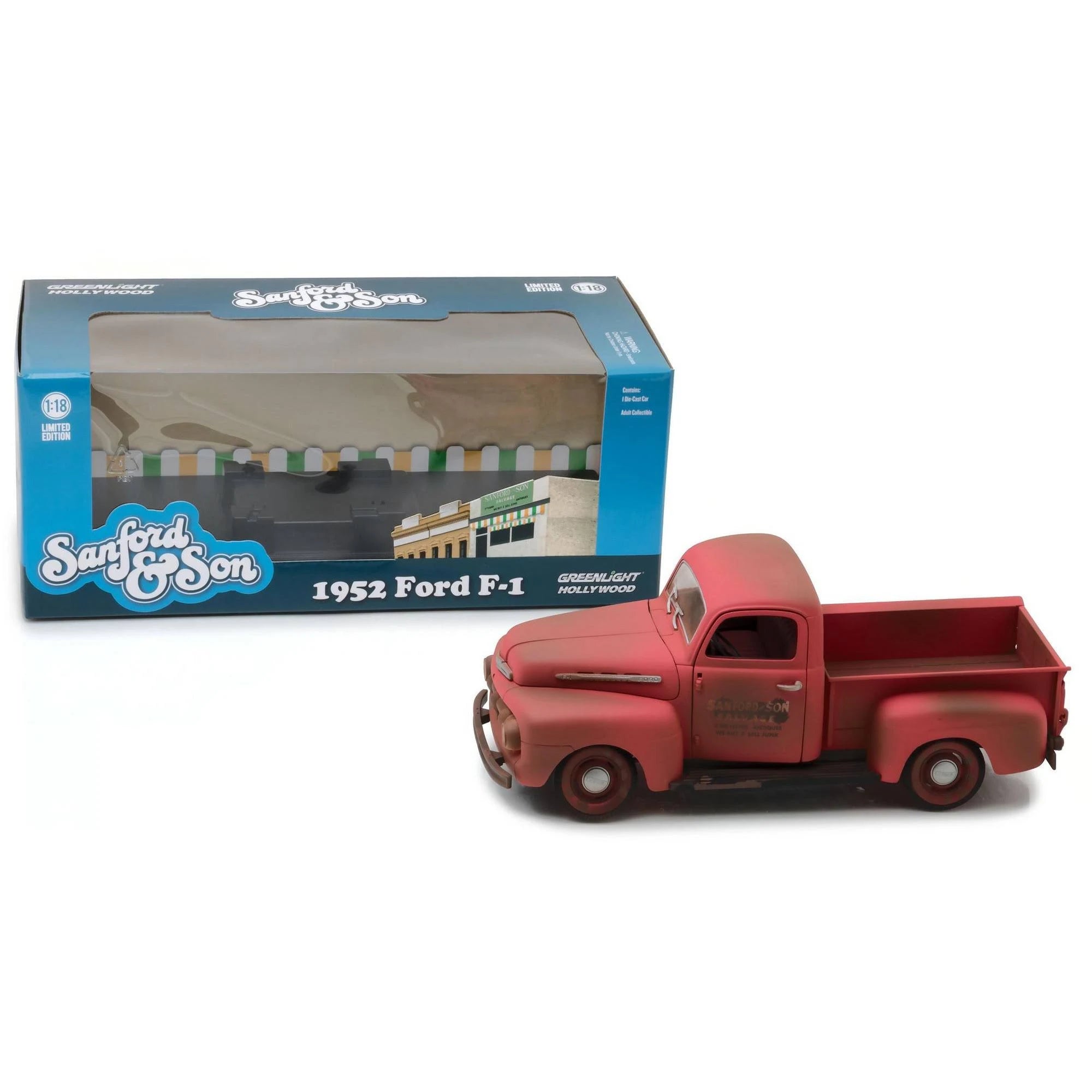 Red 1/18 Diecast Model Car J53950