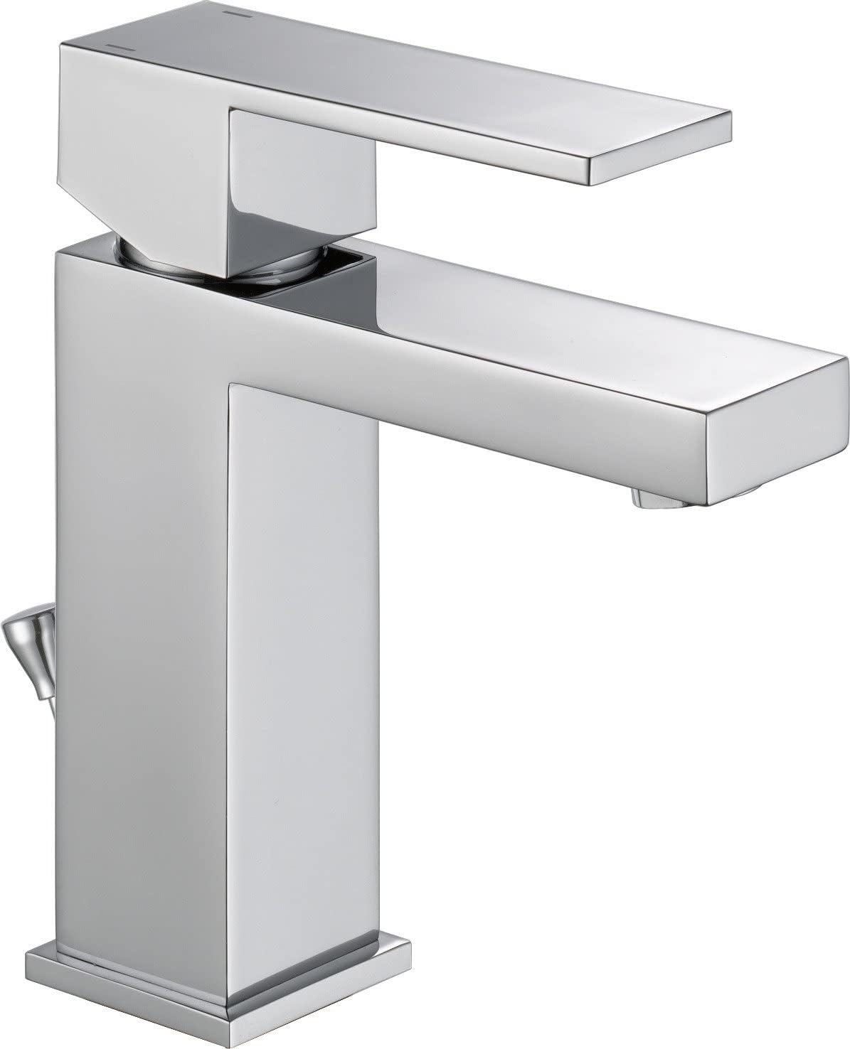 Chrome Single Hole Bathroom Faucet with Drain Assembly D541191
