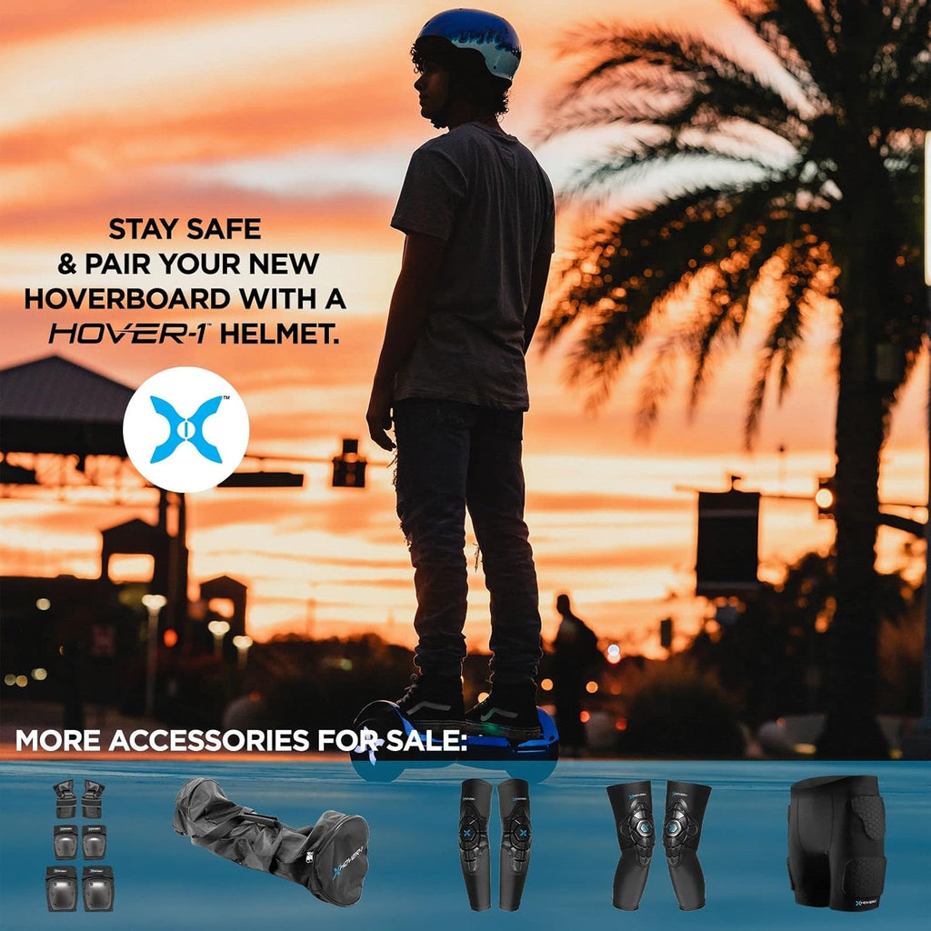 Black Hoverboard with Seat Attachment, 7 MPH, 6 Mile Range, 400W Motor, 220lbs Max Weight N53330