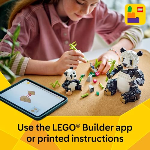LEGO Creator 3 in 1 Wild Animals Panda Family Building Toy, Ages 8+ X866699