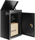 15.4" x 10.6" x 20.5" Galvanized Steel Wall Mount Mailbox with Coded Lock T73039