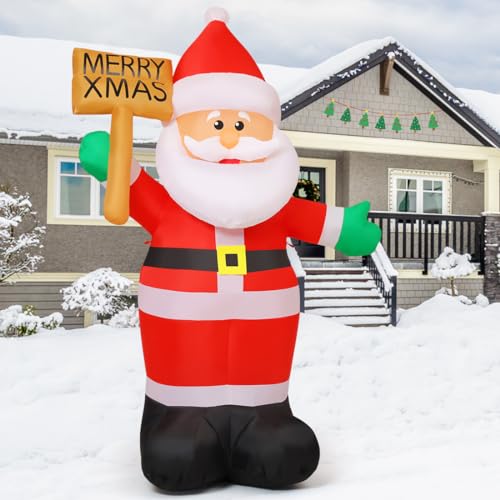 8 FT Santa Claus Inflatable with Built-in LEDs M2762