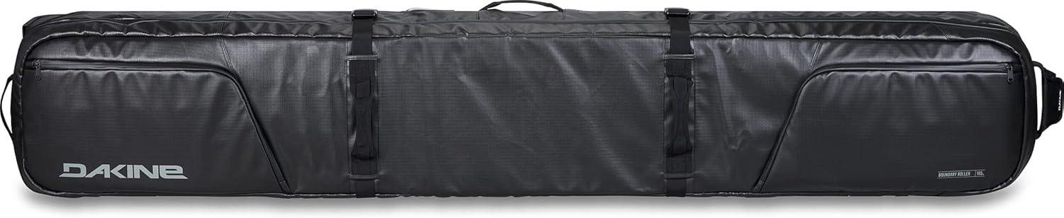 Black Coated 200cm Ski Roller Bag O5369