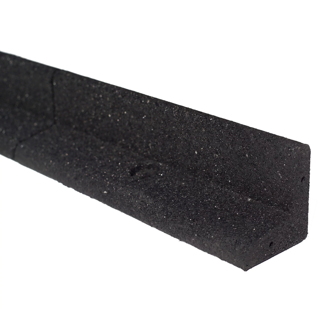 Black Rubber No Dig Landscape Garden Border Edging (Pack 6) F226473