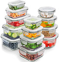 13 Pack Glass Meal Prep Containers with Lids G171800