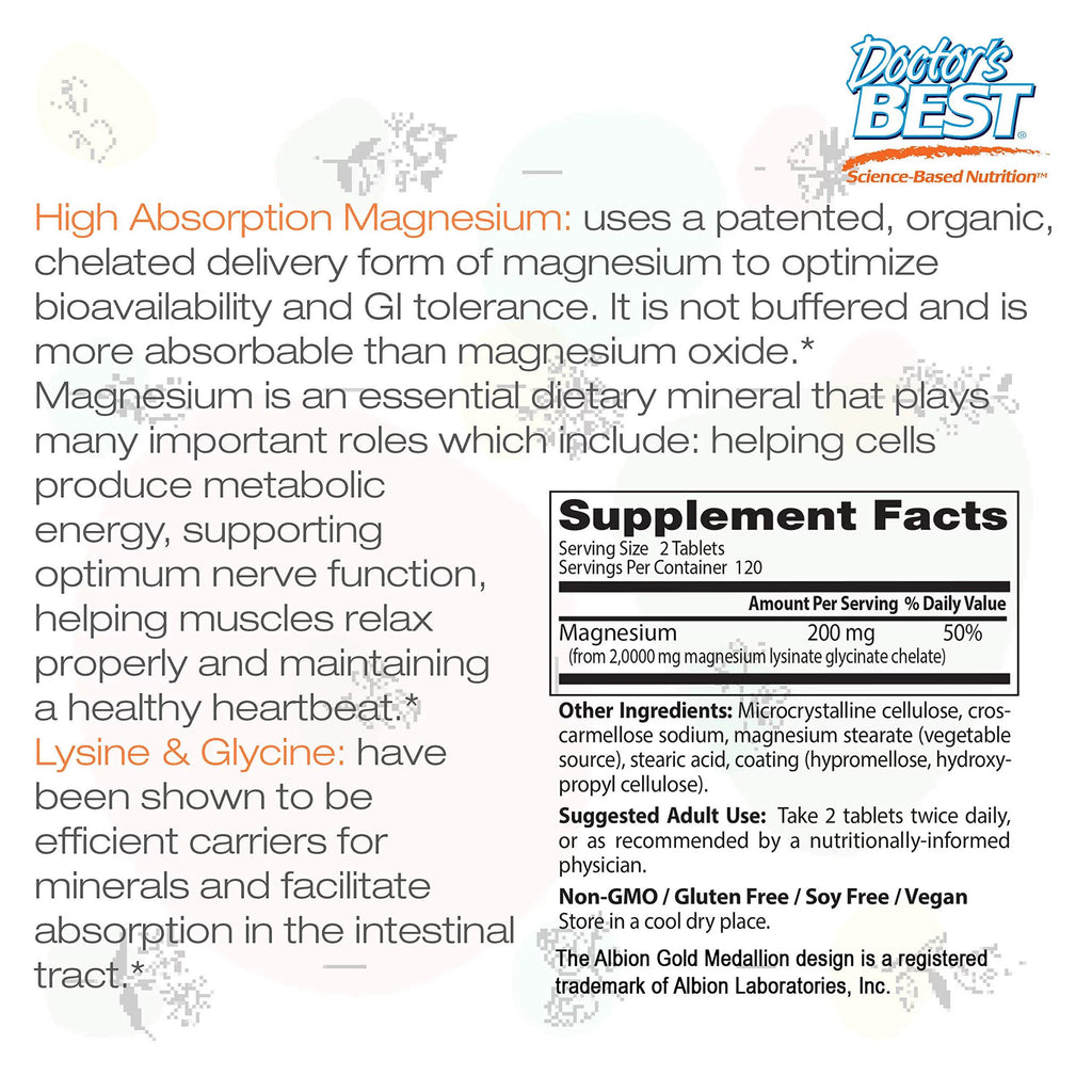 100 mg Magnesium Glycinate, 240 Count I684