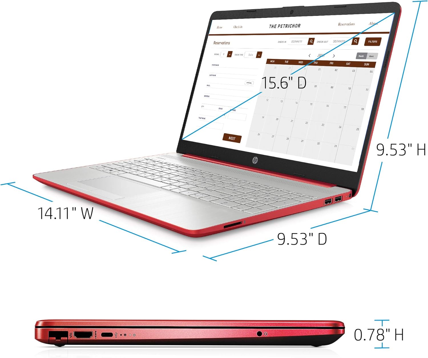 15.6in Laptop Intel Pentium Quad-Core N5000 4GB RAM 500GB Hard Drive Windows 10 S Renewed X7689