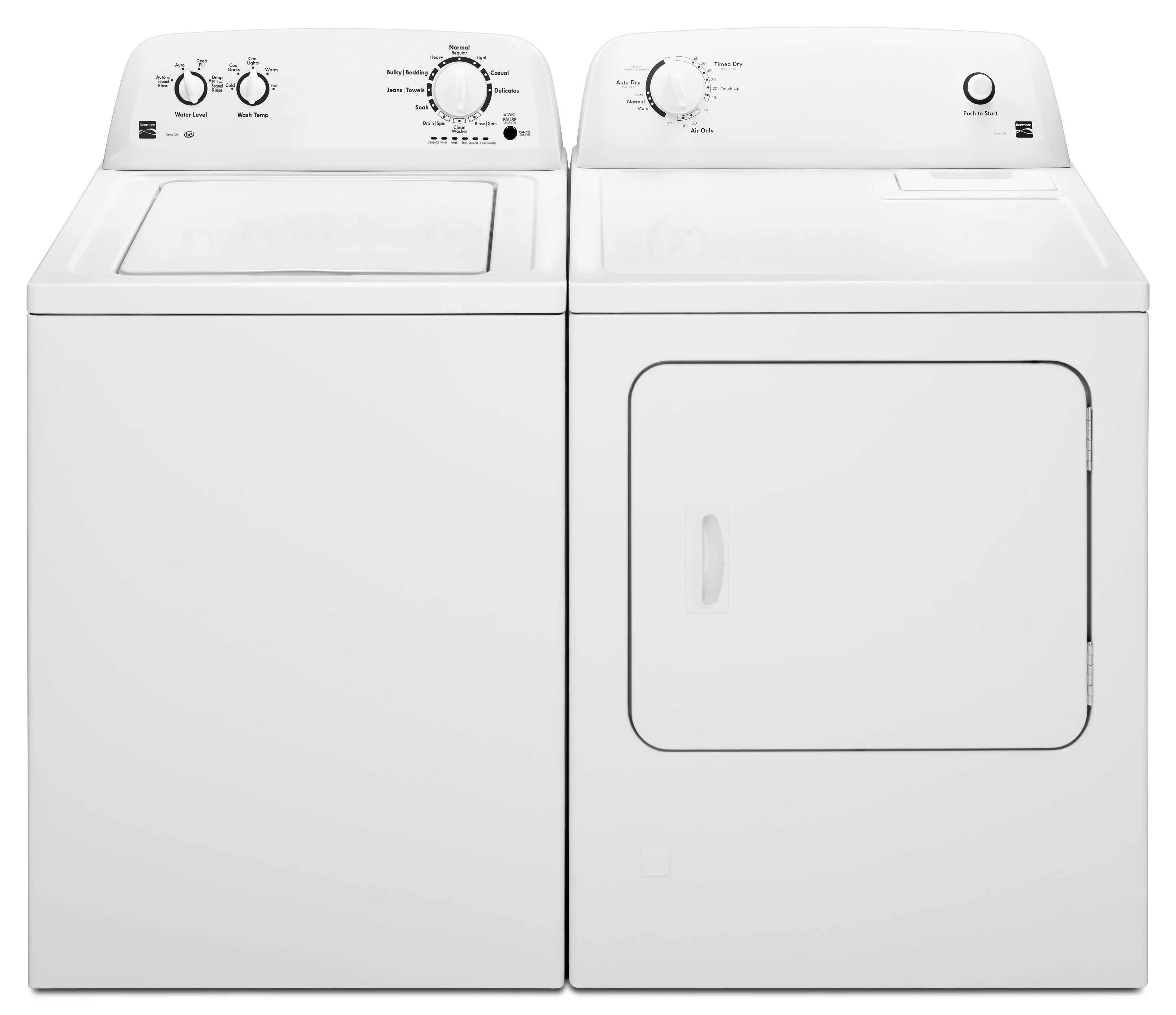 White Top-Load Washer with Dual Action Agitator, 3.5 Cu. ft. Capacity P265