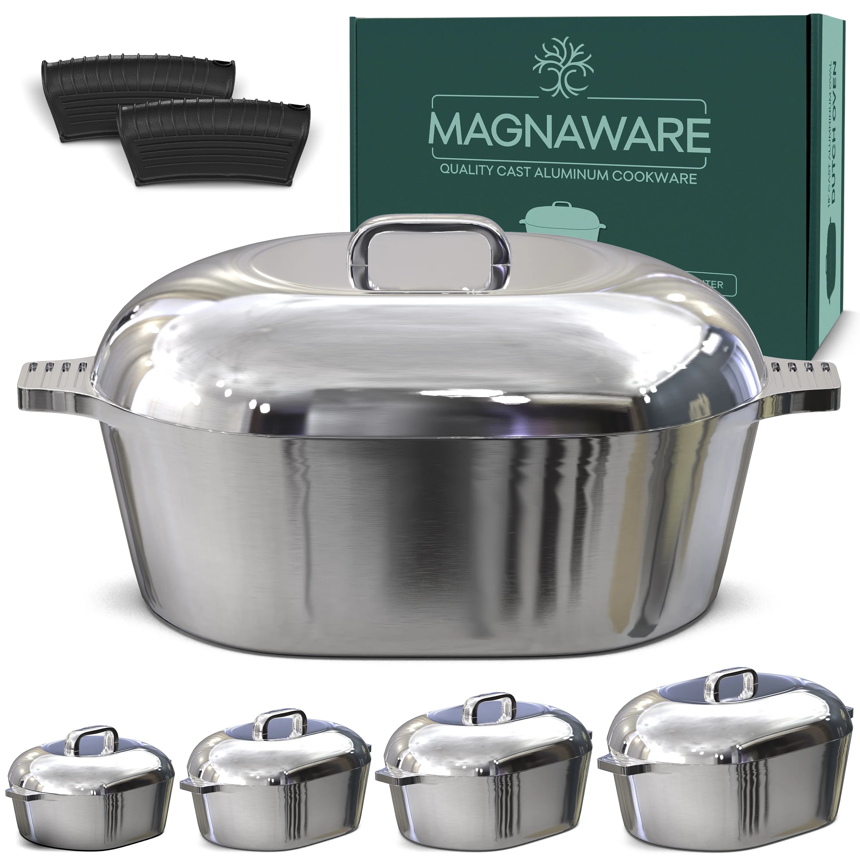 12.6 Quart Cast Aluminum Oval Dutch Oven W455060