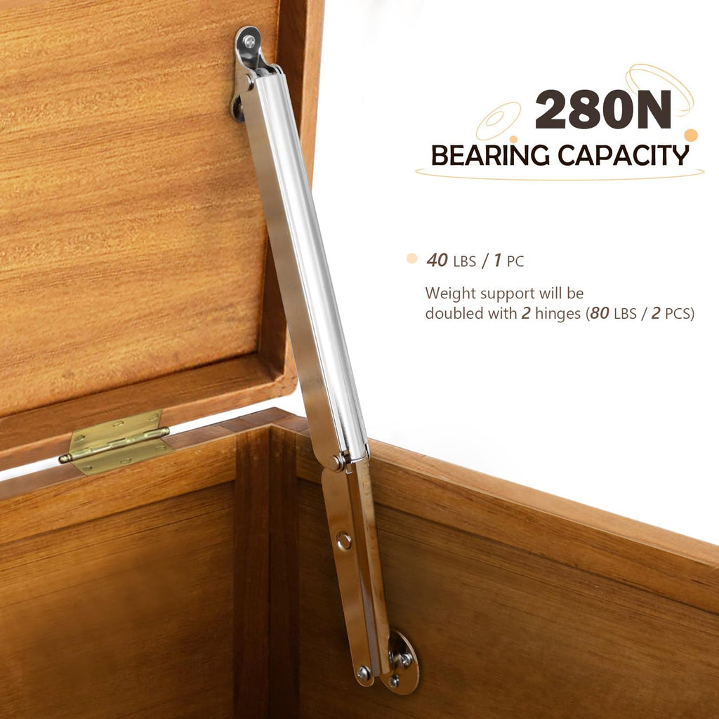 280N Gas Struts Heavy Duty Soft Close Lid Stays Pack of 2 H11150