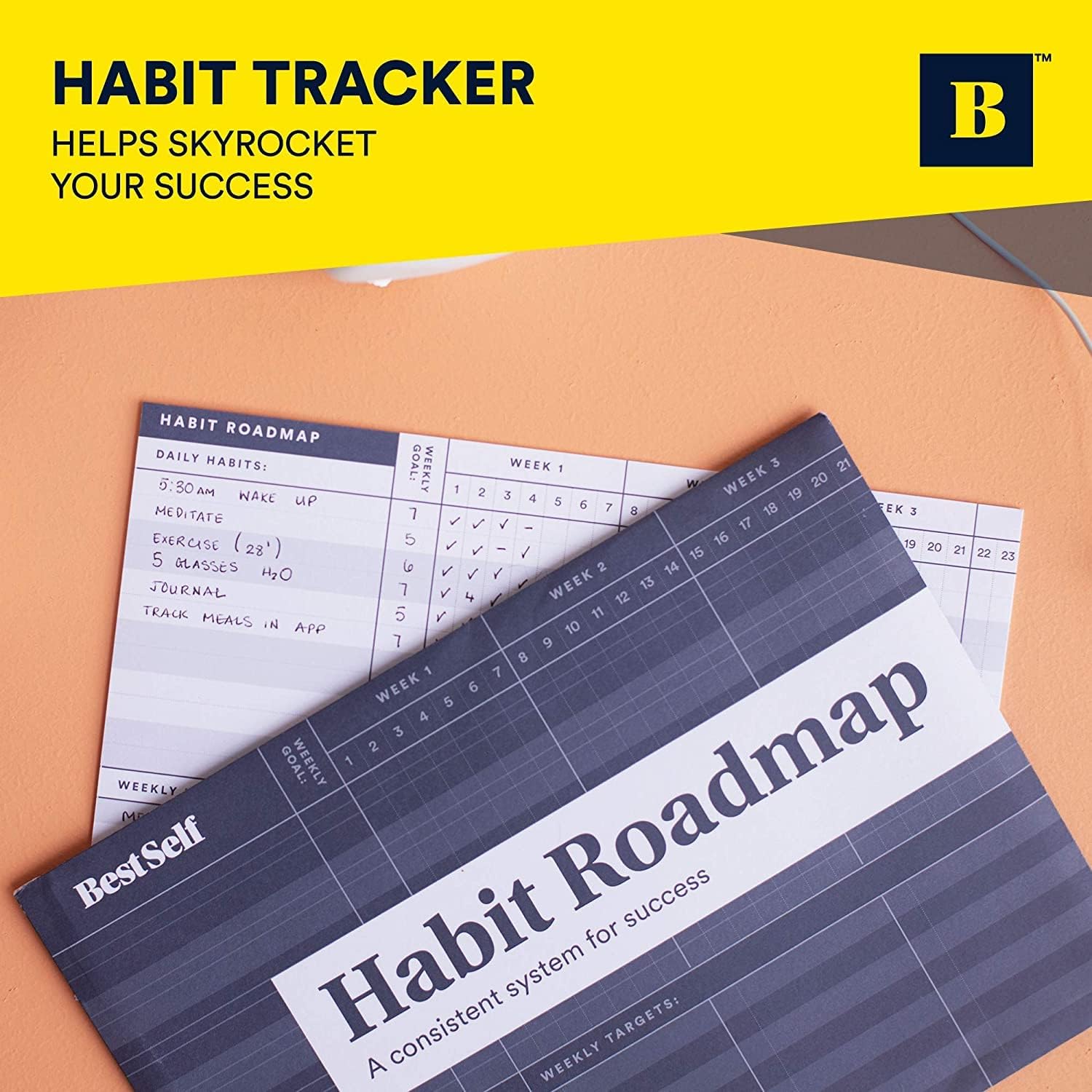 13-Week Goal Tracker Journal Planner R29178